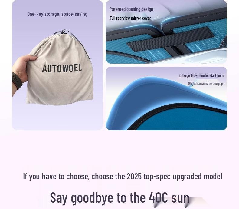Car Sunshade: Heat-Insulating Windshield Visor and Interior Sun Umbrella