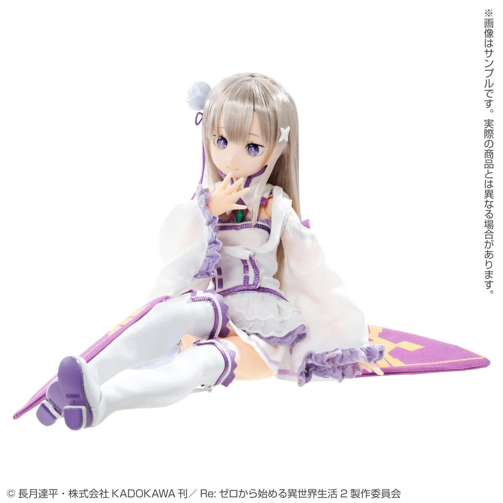 Azone International 1/6 Scale Pureneemo Character Series 143 "Re:ZERO -Starting Life in Another World-" Emilia, Approximately 26cm Tall, Soft Vinyl