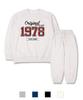 Tee Glake 1978 Original Oversized Fleece-Lined Sweatshirt Jogger Training Pants Set
