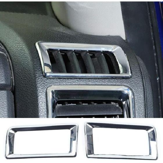 Center Console Air Vent Outlet Cover Trim Frame for Dodge Ram 1500 10-17 Chrome