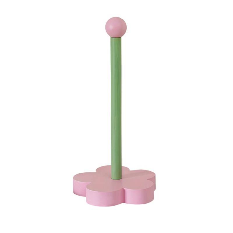 Creative Wooden Flower Shape Tissue Holder For Kitchen Storage And Organization
