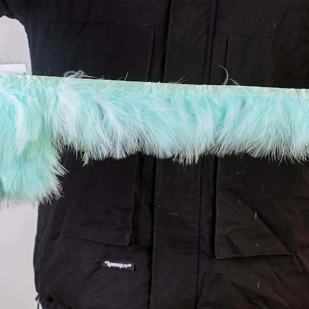 1Meter Fluffy Red Marabou Feather Trim Turkey Feathers For Crafts Ribbon Width 6-8" Turkey Plumes Fringe Diy Wedding Decoration