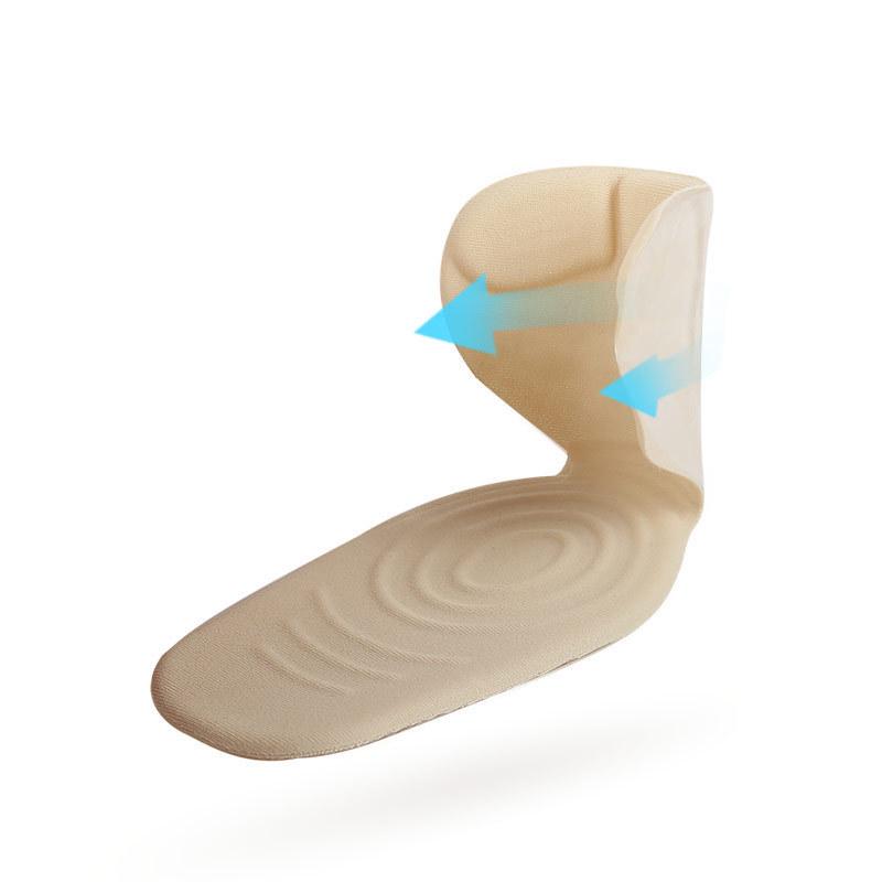 O-Shaped 2-in-1 Gel Heel Pad: Thickened, Non-Slip, Anti-Wear, Self-Adhesive Women's Shock-Absorbing Heel Sticker.