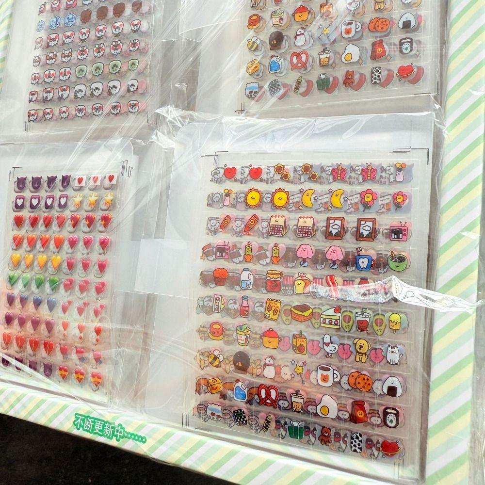 Empty Nail Stickers Album Transparent Nail Accessories Organizer  Accessories Storage