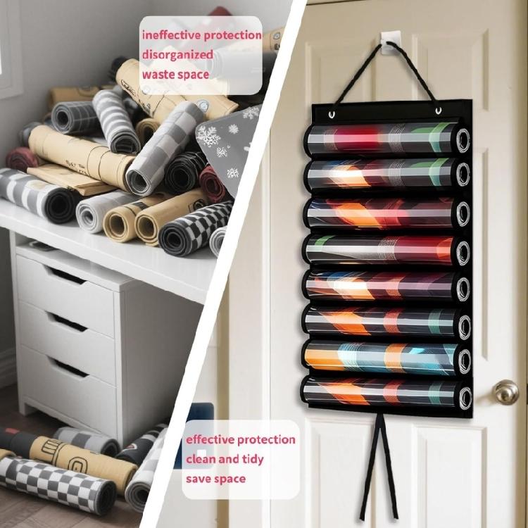 Portable Game Table Mat Storage Hanging Bag Wall Mounted Pad Container Desktop Gaming Organizers Easy to Install