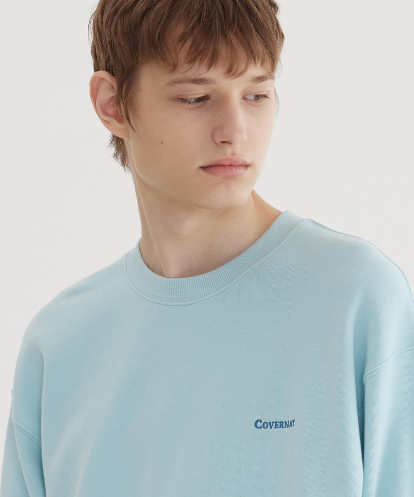 COVERNAT Small Authentic Sweatshirt Sky Blue