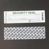 100pcs Partial Transfer Tamper Proof Security Warranty Void Stickers/Labels/Seals with Holographic Laser Print (White, 1 X 3.35 Inches, Serial