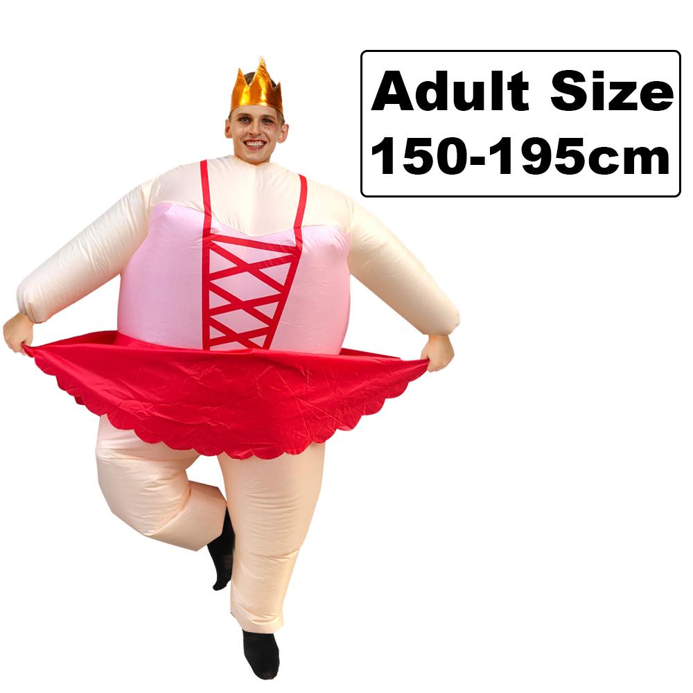 Easter Bunny Clown Adult Kids Inflatable Costume Funny Cute Rabbit Cosplay Suit For Performance Festival Carnival Party Clothing