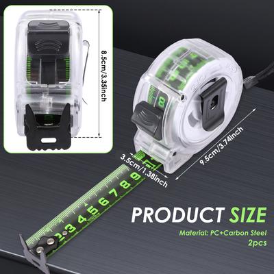 5/7.5/10M Metric Measuring Tape Self Locking Steel Tape Measure Retractable High Precision Wear-resistant Ruler Measuring Tools