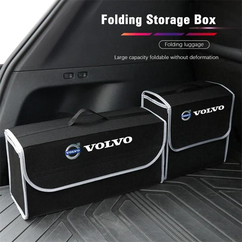 Volvo Scatola Organizzatrice per Bagagliaio Auto Borsa Pieghevole di Grande Capacità per Xc60 Xc90 V40 V60 S60 V50 V90 S80 C40 XC40 V70 XC70 C30 C70