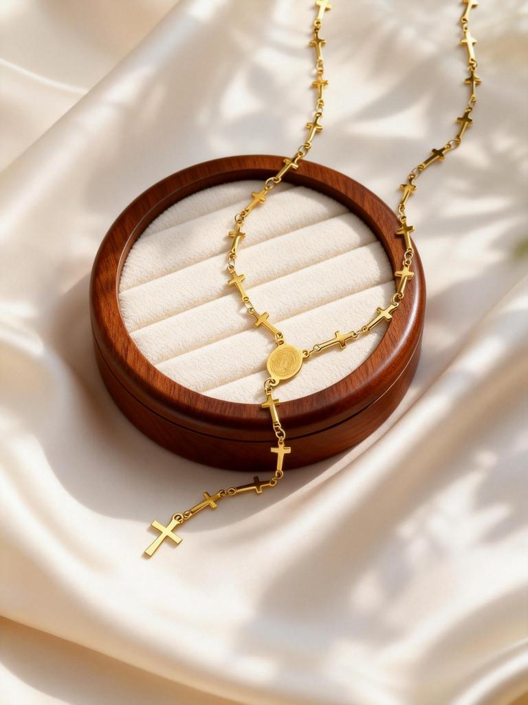 Stainless Steel Virgin Mary Y-Shaped Necklace Women's Cross Chain Necklaces Christian Prayer Jewelry Gift