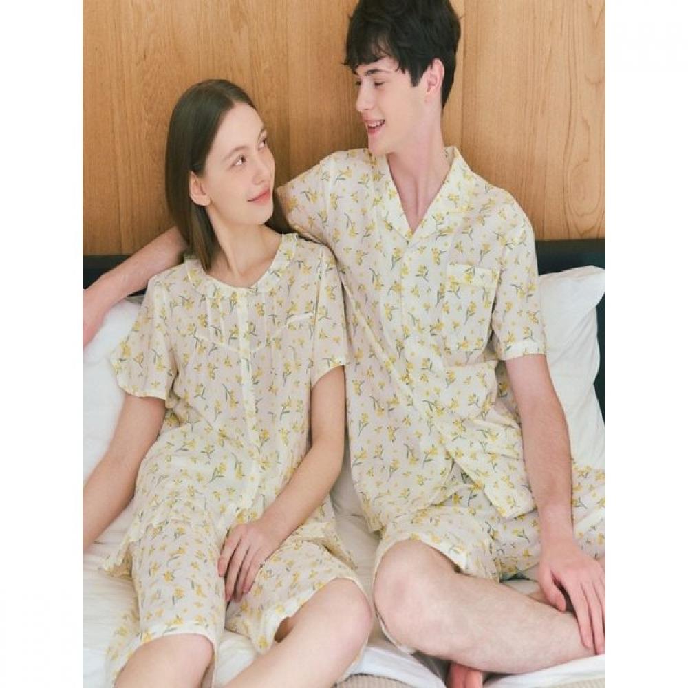 

Venus Cotton Rayon Floral Pajama Vpas211m yellow/95