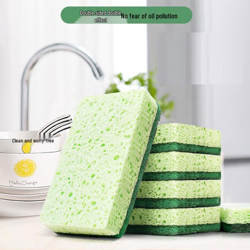 Lelejia Абсорбирующие кухонные губки из древесной целлюлозы, 20 штук