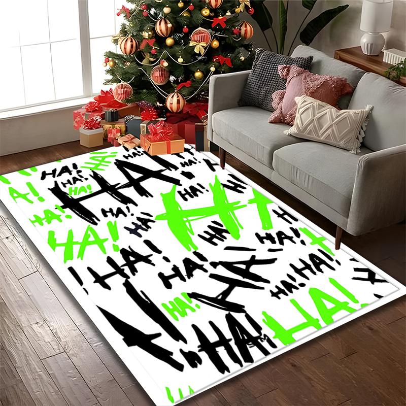 1pc Office Carpet, JOKER Chair Rug, Living Room Printed Area Rug, Home Chair Floor Mat