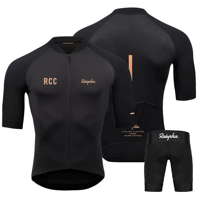 Herren Professionelles Radsporttrikot und Shorts Set Atmungsaktiv Elastisch Mountainbike Kleidung Performance Wear