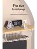 Dormitory Essentials Under-Shelf Storage Basket for University Desks and Wardrobes