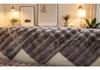 Thick Non-Slip Cat Scratch-Resistant Bubble Fleece Rabbit Fur Sofa Cushion for Autumn and Winter