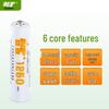 Qiyuan AAA Ni-MH 1250mAh Rechargeable Battery 1.2V for Toys, Mice & Remotes