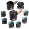 Thousand Li Landscape Ceramic Side Handle Tea Set
