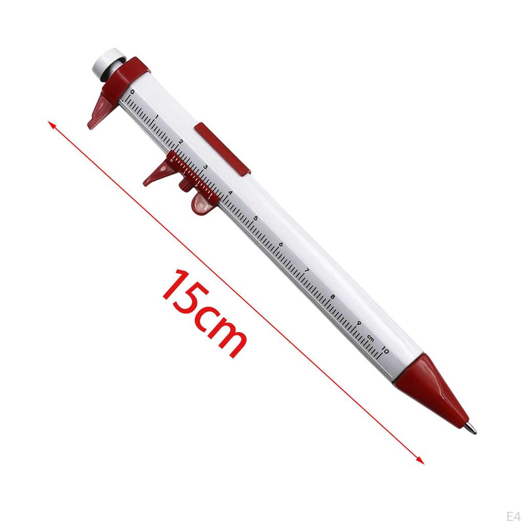 Caliper Ball Point Pen 1mm Blue Refill Portable Smooth Writing Roller for Taking Notes