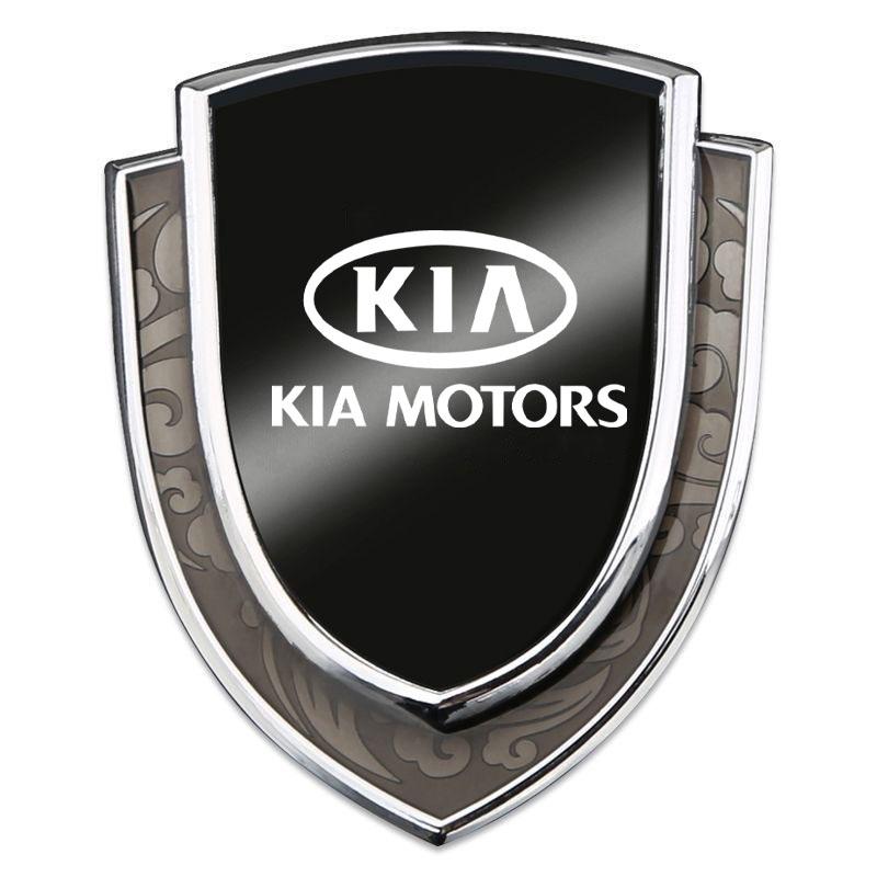 2026 Horká nálepka na auto 3D kovový odznak na blatník auta Samolepka s logem pro KIA sportage ceed sorento cerato optima picanto rio soul k