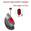13,5 cm ledningslengde baklys elektrisk scooter