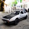 Initial D Alloy Model Car Takumi Fujiwara AE86 Trueno Project D Specification 1/32 Scale (White)