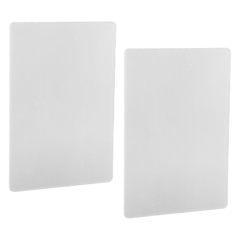 Clear Acrylic Sheet Transparent Plastic Panel Board for DIY Projects Signs Home Decor Photo Frame 2 Pieces