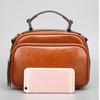 Genuine Leather Cowhide Small Bag Fashion Women's Shoulder Bag Casual All-in-one Handbag Crossbody Bag Women's Bag