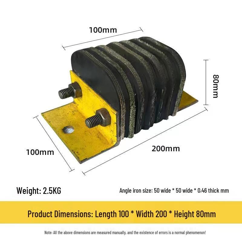 Rubber Anti-Collision Buffer Pad for Unloading Platforms