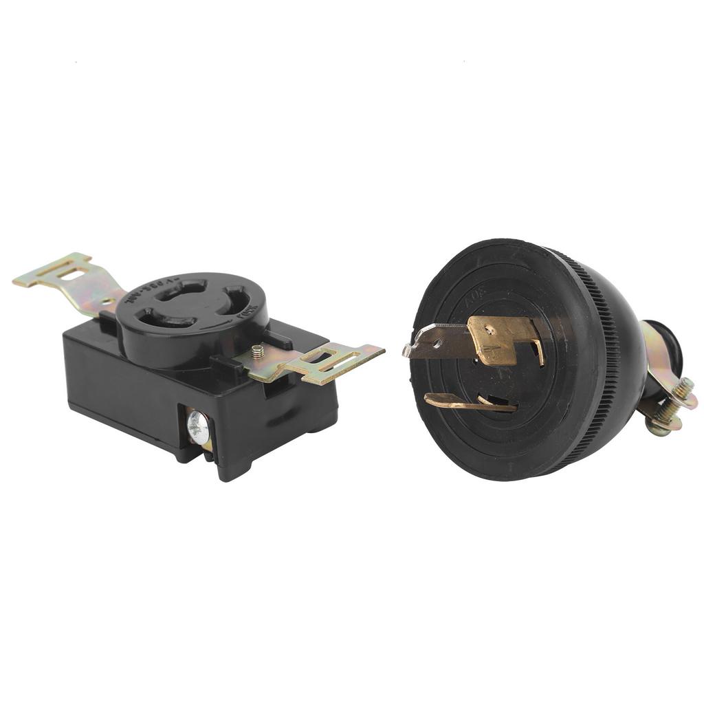 Generator 3 Hole Socket Plug SinglePhase Copper Diesel Engine Accessories 3 5 6.5 8KW AC220V