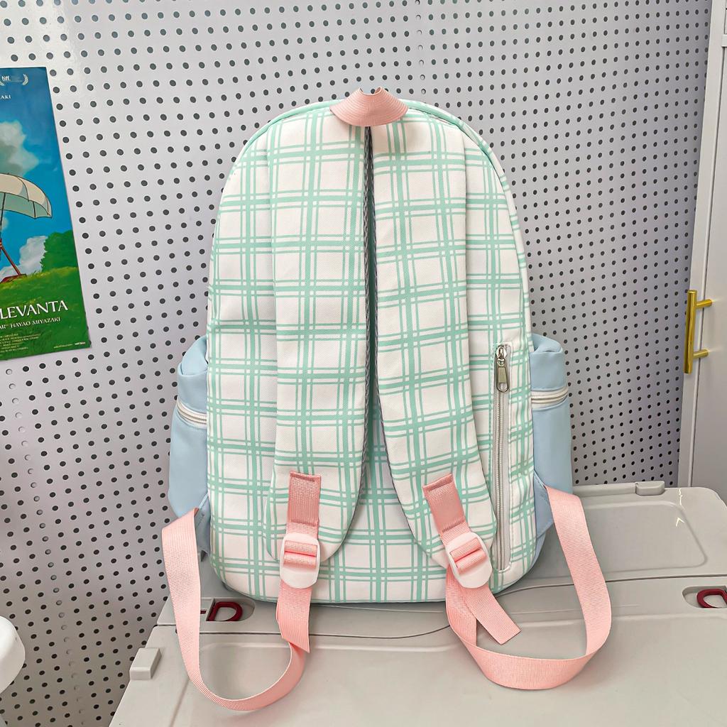 Schoolbag Korean version pastoral style sub-casual backpack large capacity high value versatile girl backpack cute student backpack