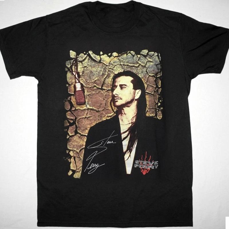 Steve Perry Singer Reprinted Cotton Black S-2345XL Unisex T-Shirt L