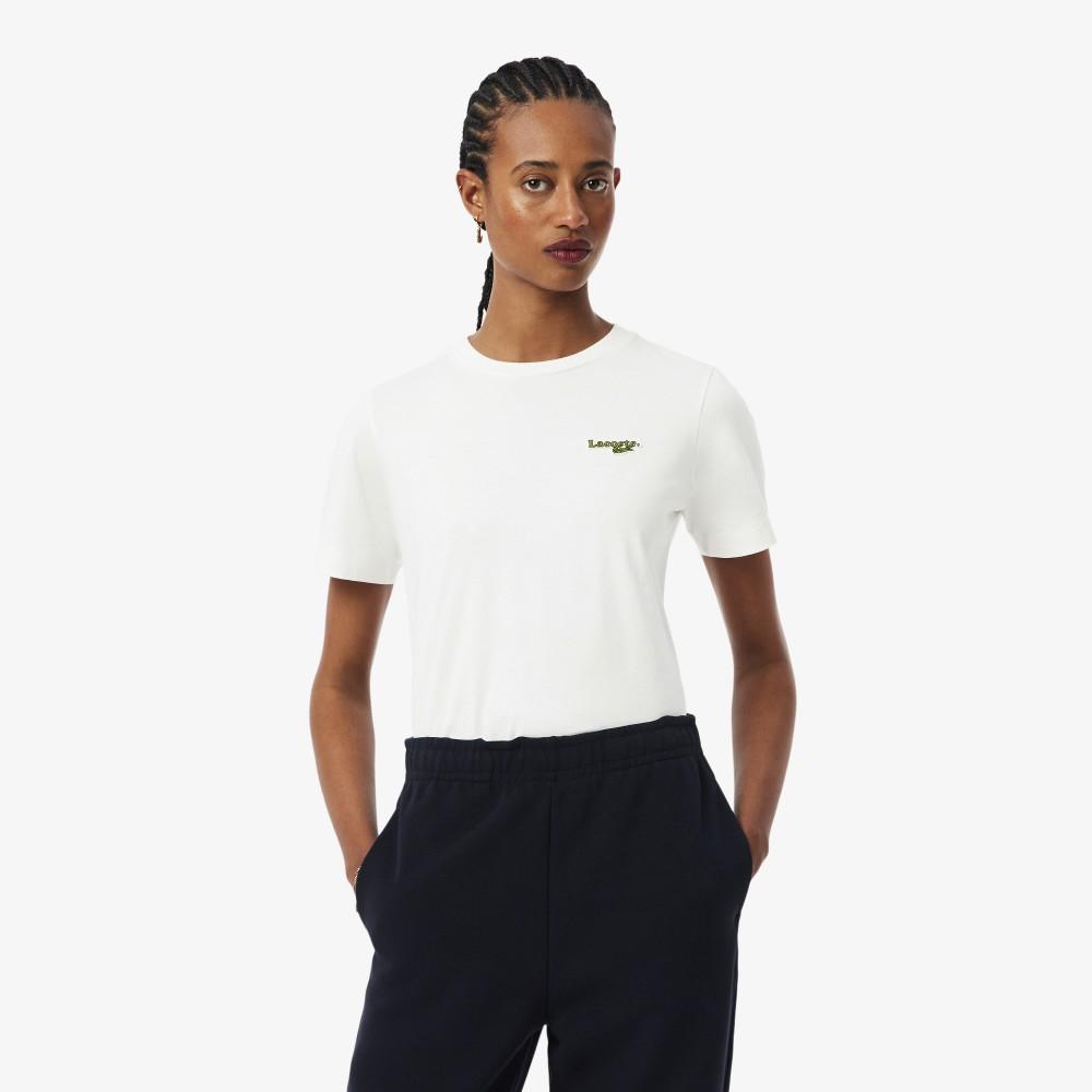Lacoste Women's Soft Branding Short-Sleeve T-Shirt TF5058-56G70V