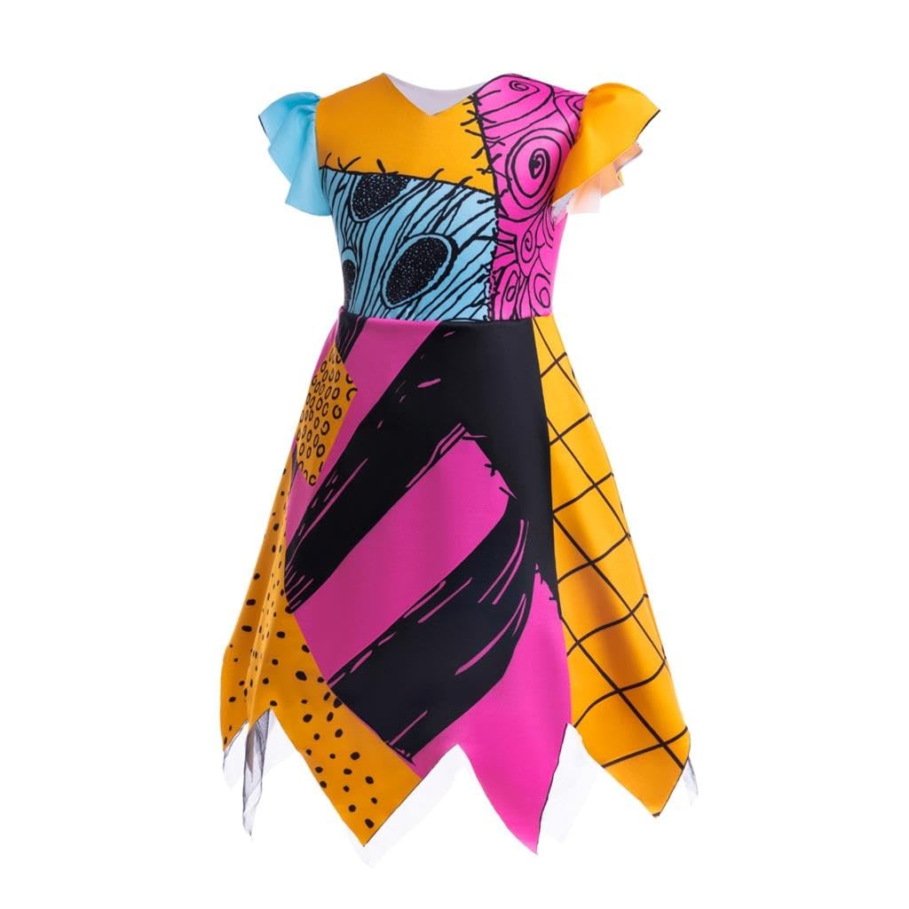 Dressy Daisy Nightmare Christmas Cosplay Costume with Accessories for and Halloween Sizes Toddlers, Kids, Kids, Outfit, 6-7