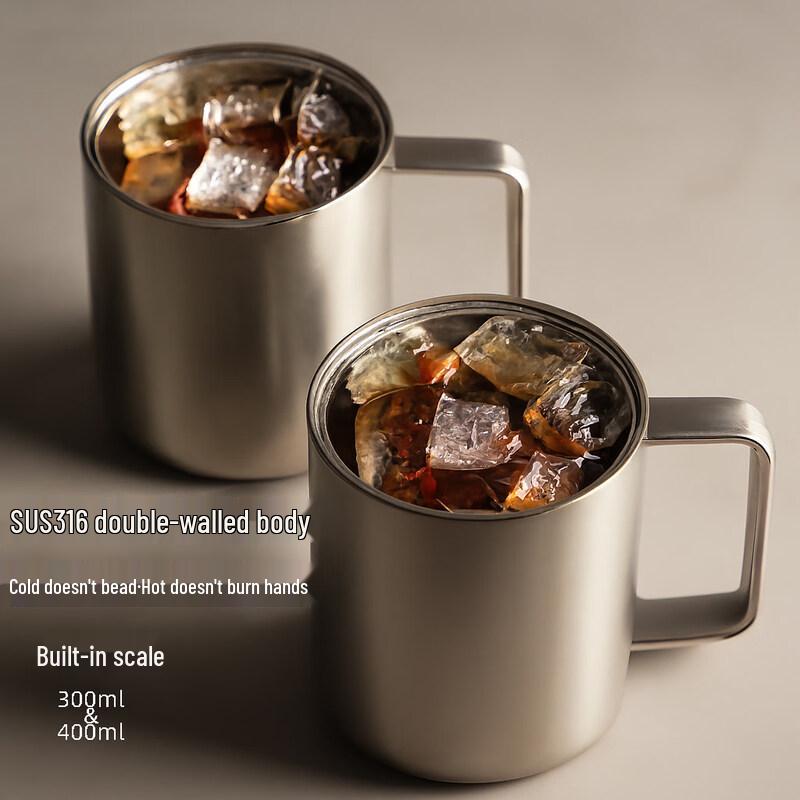 DM 316 Edelstahl Lebensmittelqualität Becher mit Deckel