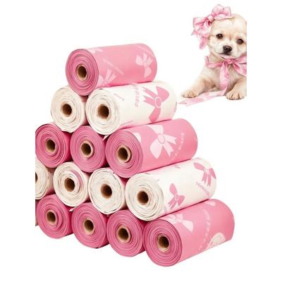5pcs Thick Pet Waste Poop Bags, Leakproof Polyethylene Garbage Bags With Unique Patterns, Suitable Colors For Dogs  Cats, Multipurpose Cleaning Bags