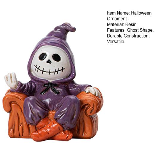 Halloween Ornament Sofa Ghost Resin Figure Decoration Indoor Outdoor Table Centerpiece Party Decor Halloween Gift