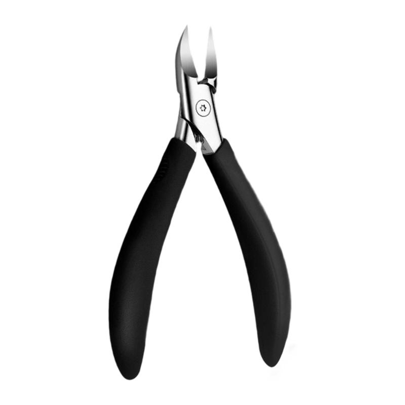 

Excellent Cuticle Trimmer Steel Design Nail Clippers Straight Blade Ideal For Salon And Home Nail Care Tool for Seniors чорний