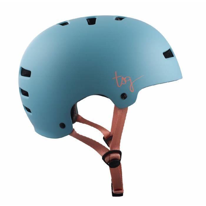 Casque - TSG - Evolution - Satin bleu porcelaine - XXS/XS - Confort et sécurité