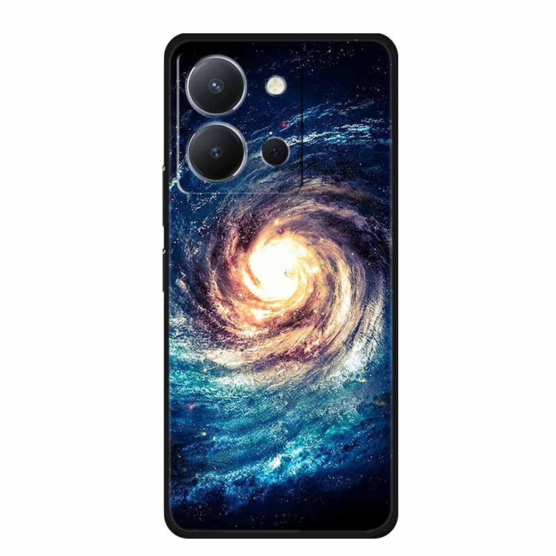 Phone Case For Vivo Y36 4G Back Cover Case 6.64" Shockproof Black Silicone Soft Funda For Vivo Y36 Case Coque For VivoY36 Y 36