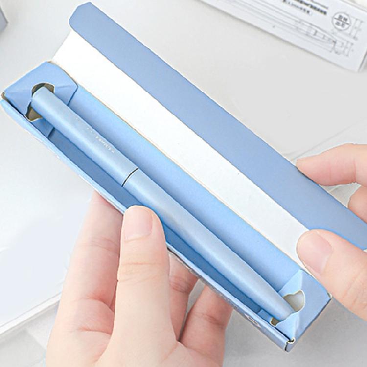 Sleek Office Grade Rotating Ballpoint Pen 0.5mm Metal Barrels Nighttime Utility