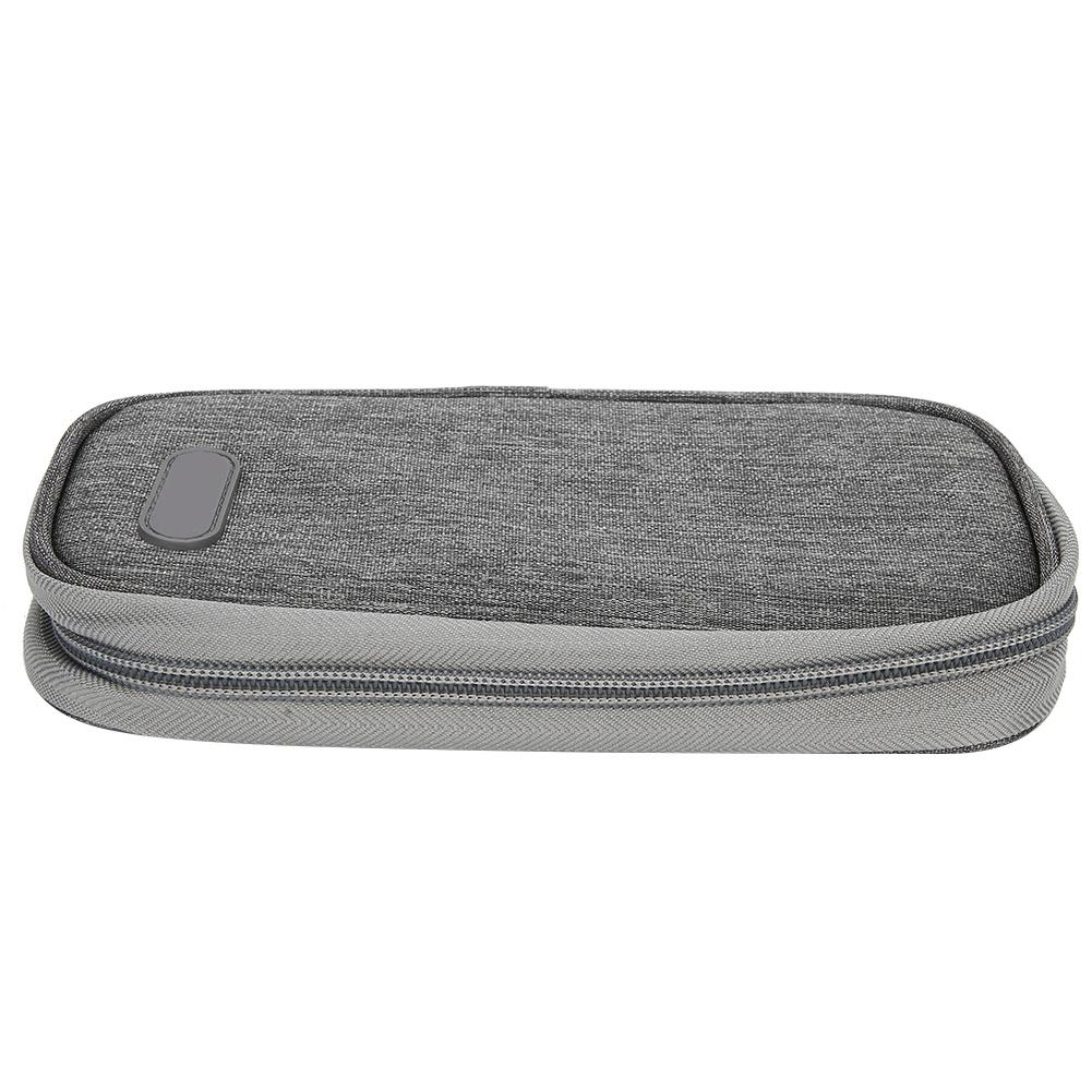 

Портативная сумка для хранения инсулина, охлаждаемая сумка для лекарств, для ухода за пациентами, серая серый