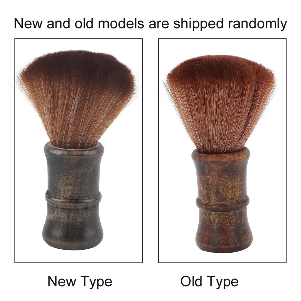 Professional Neck Duster Brush Haircut Neck Hair Removal Brush Wooden Handle Neck Brush