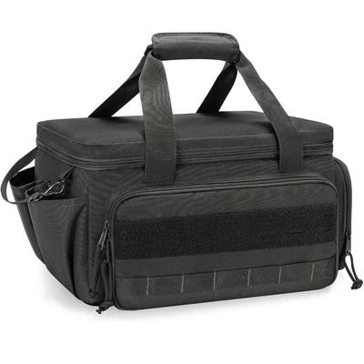 Comfortable Handle Tool Storage Bag Thick Padded Base Black Color Tool Case Easy Carrying Multifunctional Work Bag
