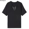 MODIQUE Spring Summer Plus Size New Women Loose Solid Blouse Shirts Female Casual Hollow Out Black Oversize Short Sleeve V-Neck Top