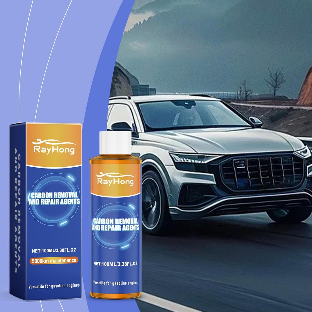 RAYHONG Motor-Kohlenstoffentferner Motorschutz vor Verschleiß Kohlenstoffentfernung Geräuschreduzierung Ölzusatz