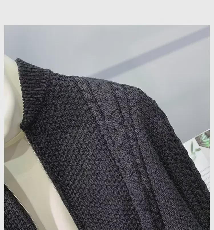 Cardigan tricotat pentru bărbați, culoare uni - Jachetă versatilă și la modă pentru primăvară și toamnă (2022)