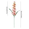 Real Touch Artificial Gladioluses Branch 12 Heads Fake Larkspur Flowers  Garden Decor