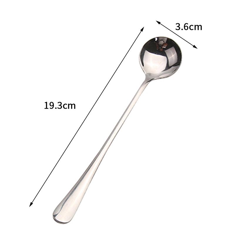 

Ложка из нержавеющей стали с длинной ручкой, кофейная ложка, ложка для перемешивания мороженого, столовая ложка, бытовая обеденная ложка, вилка для фруктов A1